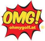 logo omg golf yellow